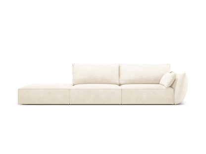 Kaelle Sofa, 4 Seats, 264x110 cm — Light Beige / Left