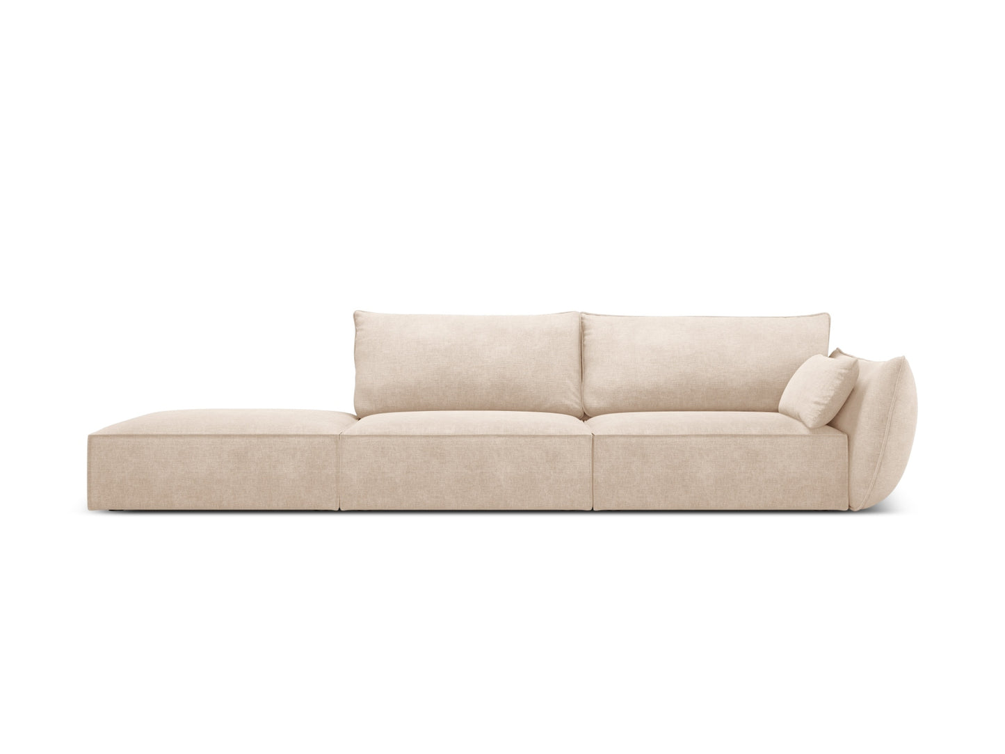 Kaelle Sofa, 4 Seats, 264x110 cm — Beige / Left
