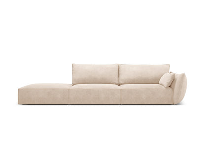 Kaelle Sofa, 4 Seats, 264x110 cm — Beige / Left