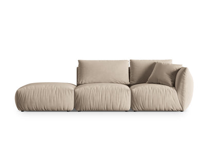 Chris Modular Sofa, 3 Seats, 315x100 cm — Light Beige / Left