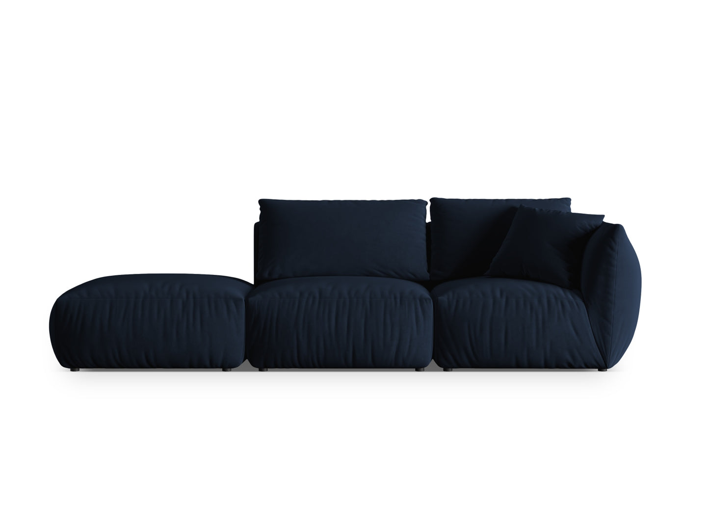 Chris Modular Sofa, 3 Seats, 315x100 cm — Royal Blue / Left