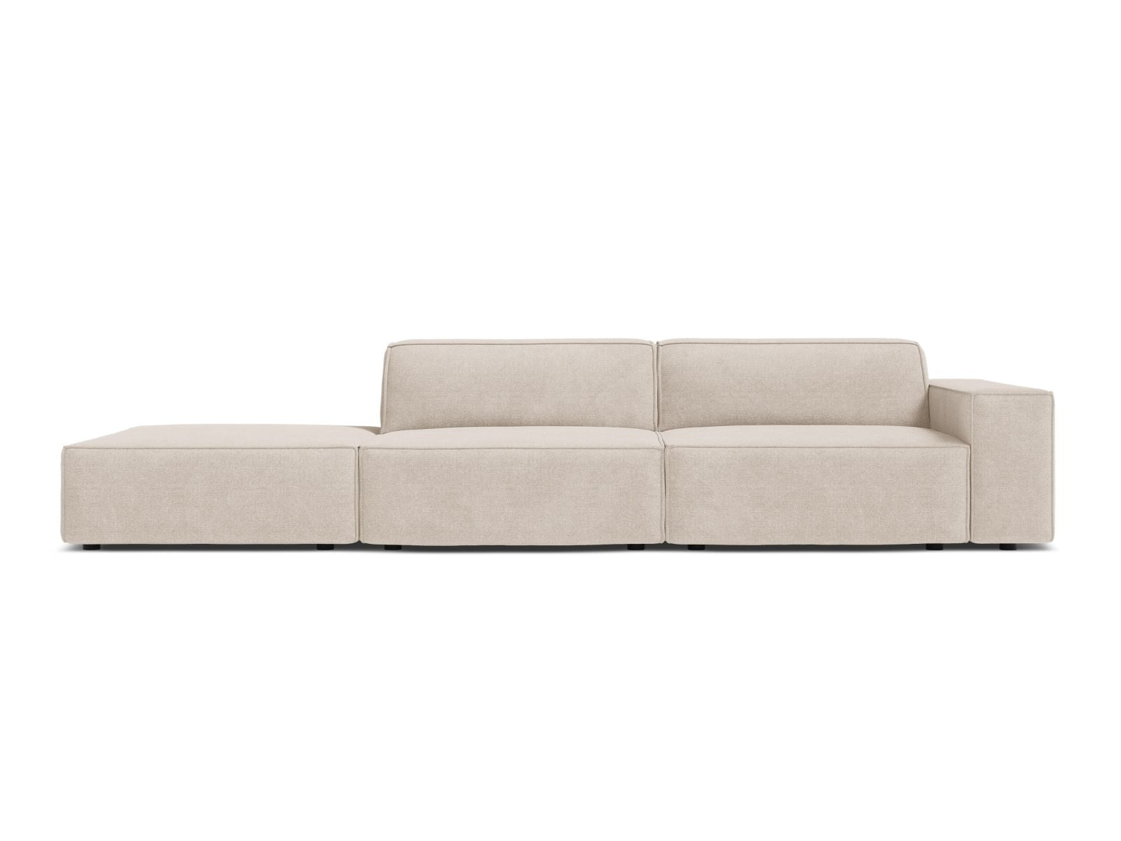 Jodie Modular Sofa, 3 Seats, 262x99 cm — Beige / Left