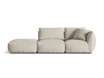 Chris Modular Sofa, 3 Seats, 315x100 cm — Natural / Left