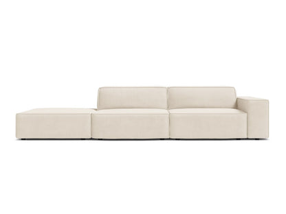 Jodie Modular Sofa, 3 Seats, 262x99 cm — Light Beige / Left