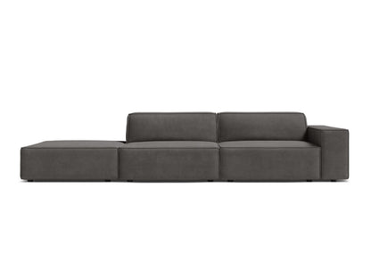 Jodie Modular Sofa, 3 Seats, 262x99 cm — Light Grey / Left
