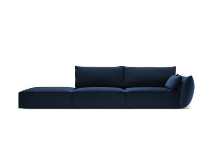 Kaelle Sofa, 4 Seats, 264x110 cm — Royal Blue / Left