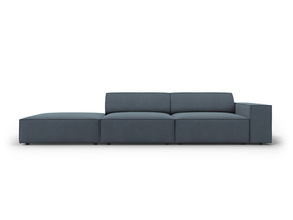 Jodie Modular Open Sofa, 3 Seats, 262x99 cm — Blue / Left