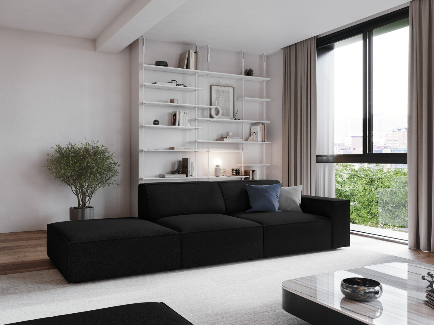 Jodie Modular Open Sofa, 3 Seats, 262x99 cm