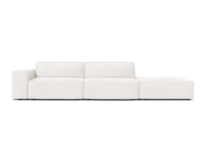 Jodie Modular Open Sofa, 3 Seats, 262x99 cm — White / Right
