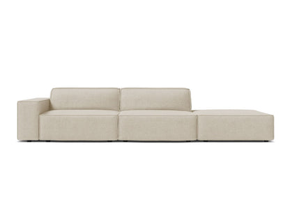 Jodie Modular Open Sofa, 3 Seats, 262x99 cm — Beige / Right