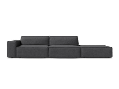Jodie Modular Open Sofa, 3 Seats, 262x99 cm — Dark Grey / Right