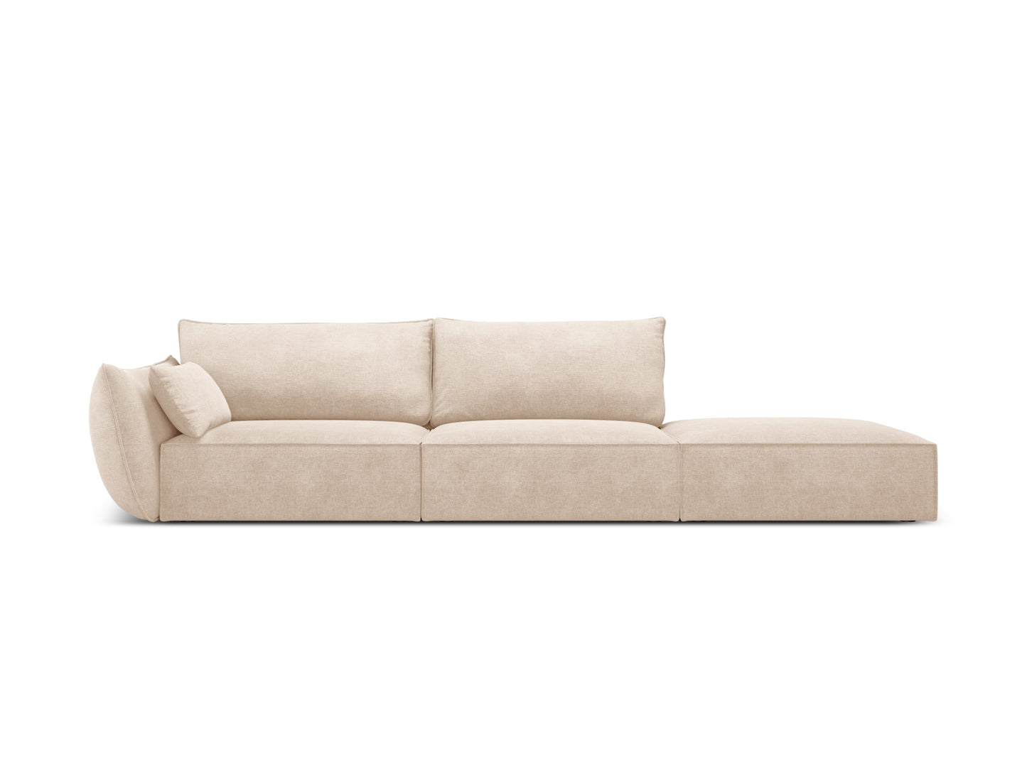 Kaelle Sofa, 4 Seats, 264x110 cm — Beige / Right