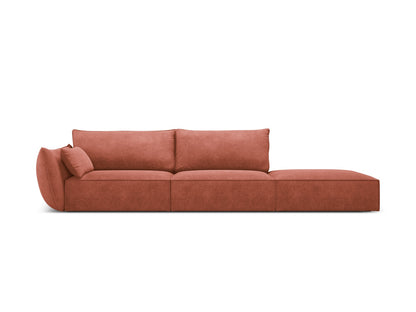 Kaelle Sofa, 4 Seats, 264x110 cm — Terracotta / Right