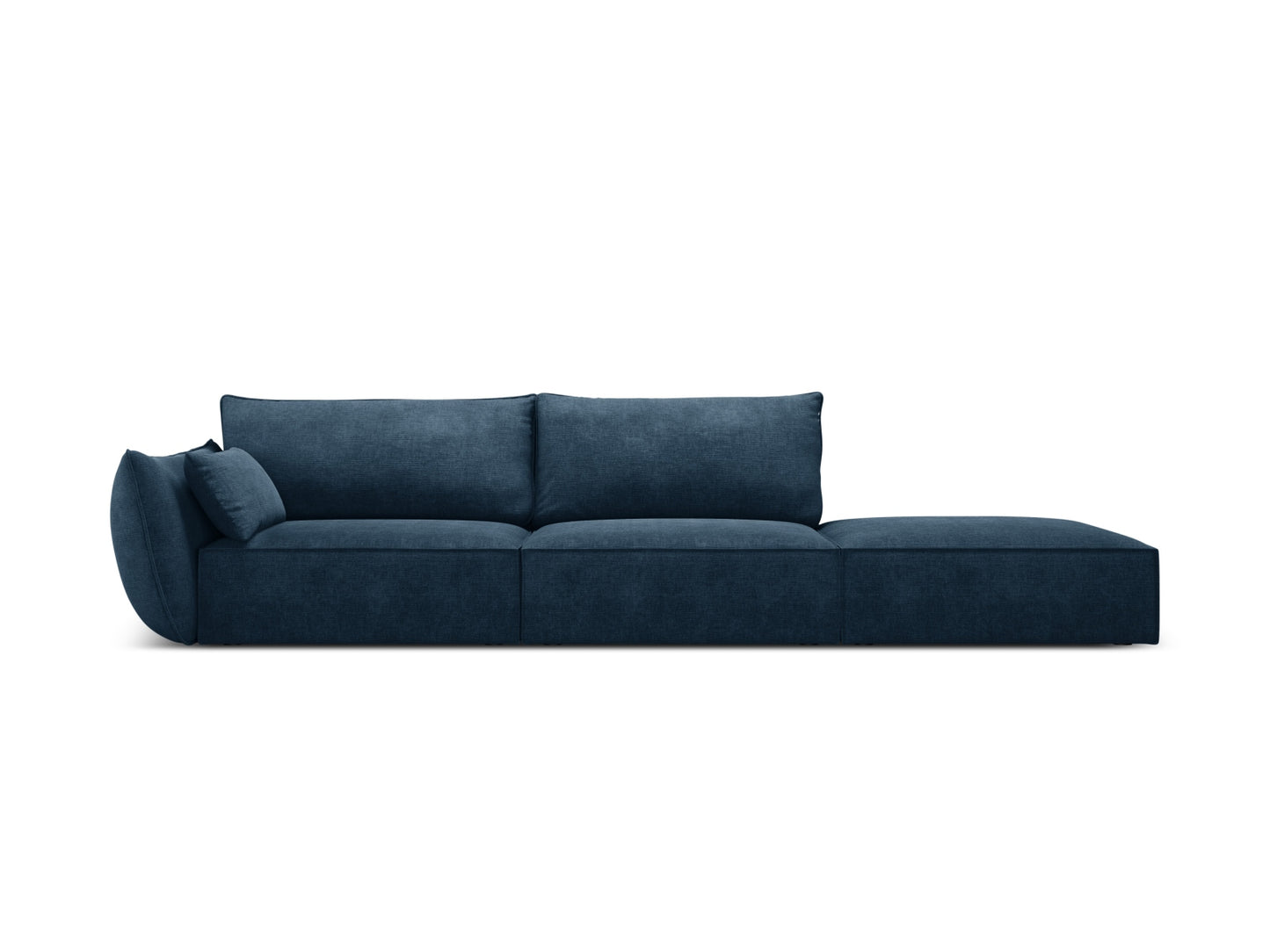 Kaelle Sofa, 4 Seats, 264x110 cm — Royal Blue / Right
