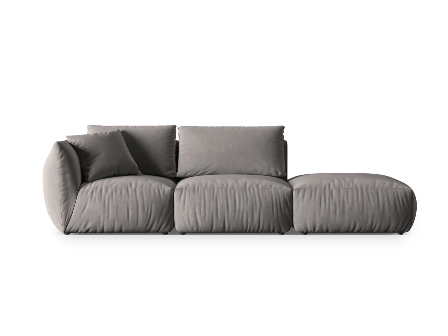 Chris Modular Sofa, 3 Seats, 315x100 cm — Grey / Right