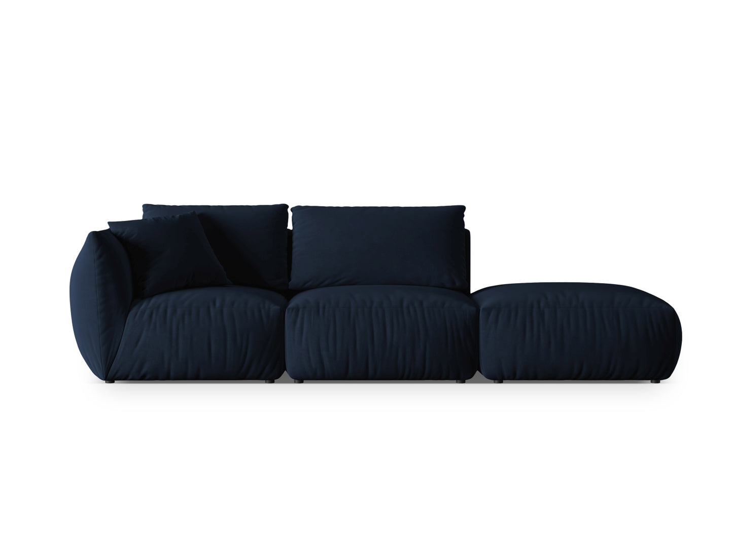 Chris Modular Sofa, 3 Seats, 315x100 cm — Royal Blue / Right