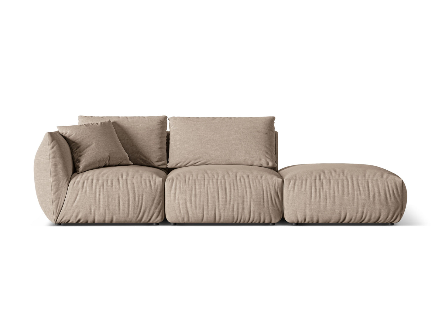 Chris Modular Sofa, 3 Seats, 315x100 cm — Sand / Right