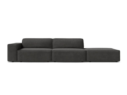 Jodie Modular Sofa, 3 Seats, 262x99 cm — Grey / Right
