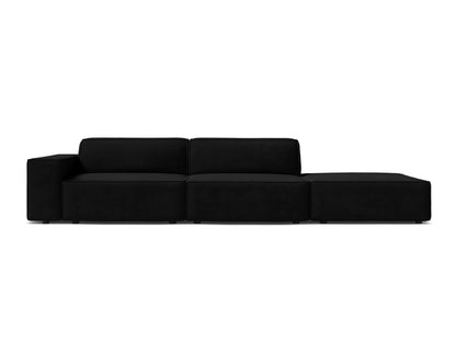 Jodie Modular Sofa, 3 Seats, 262x99 cm — Black / Right