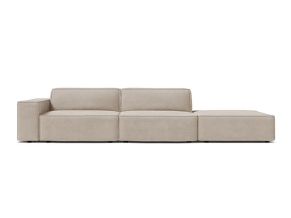 Jodie Modular Sofa, 3 Seats, 262x99 cm — Dark Beige / Right