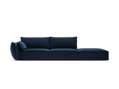 Kaelle Sofa, 4 Seats, 264x110 cm — Royal Blue / Right
