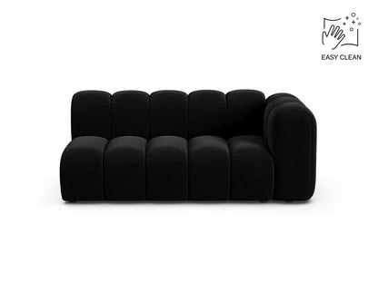 Lupine Modular Sofa, 3 Seats, 175x95 cm — Black / Right