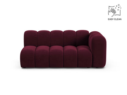 Lupine Modular Sofa, 3 Seats, 175x95 cm — Burgundy / Right