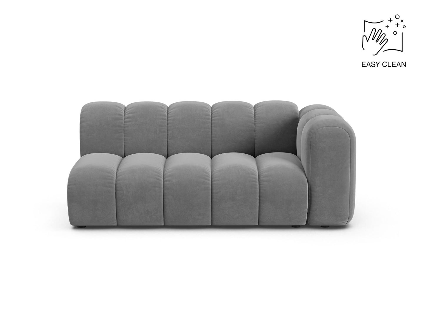 Lupine Modular Sofa, 3 Seats, 175x95 cm — Light Grey / Right
