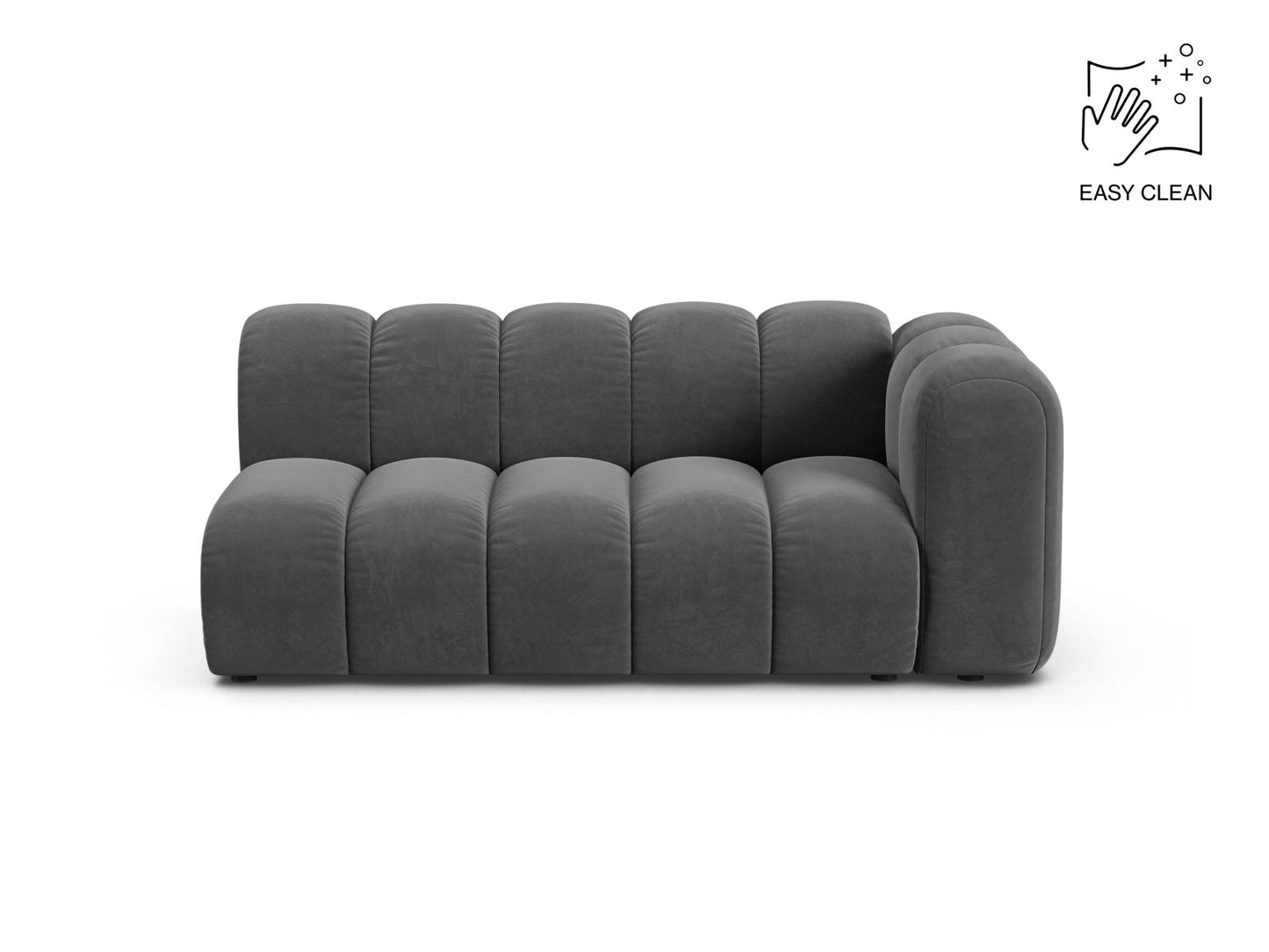 Lupine Modular Sofa, 3 Seats, 175x95 cm — Grey / Right