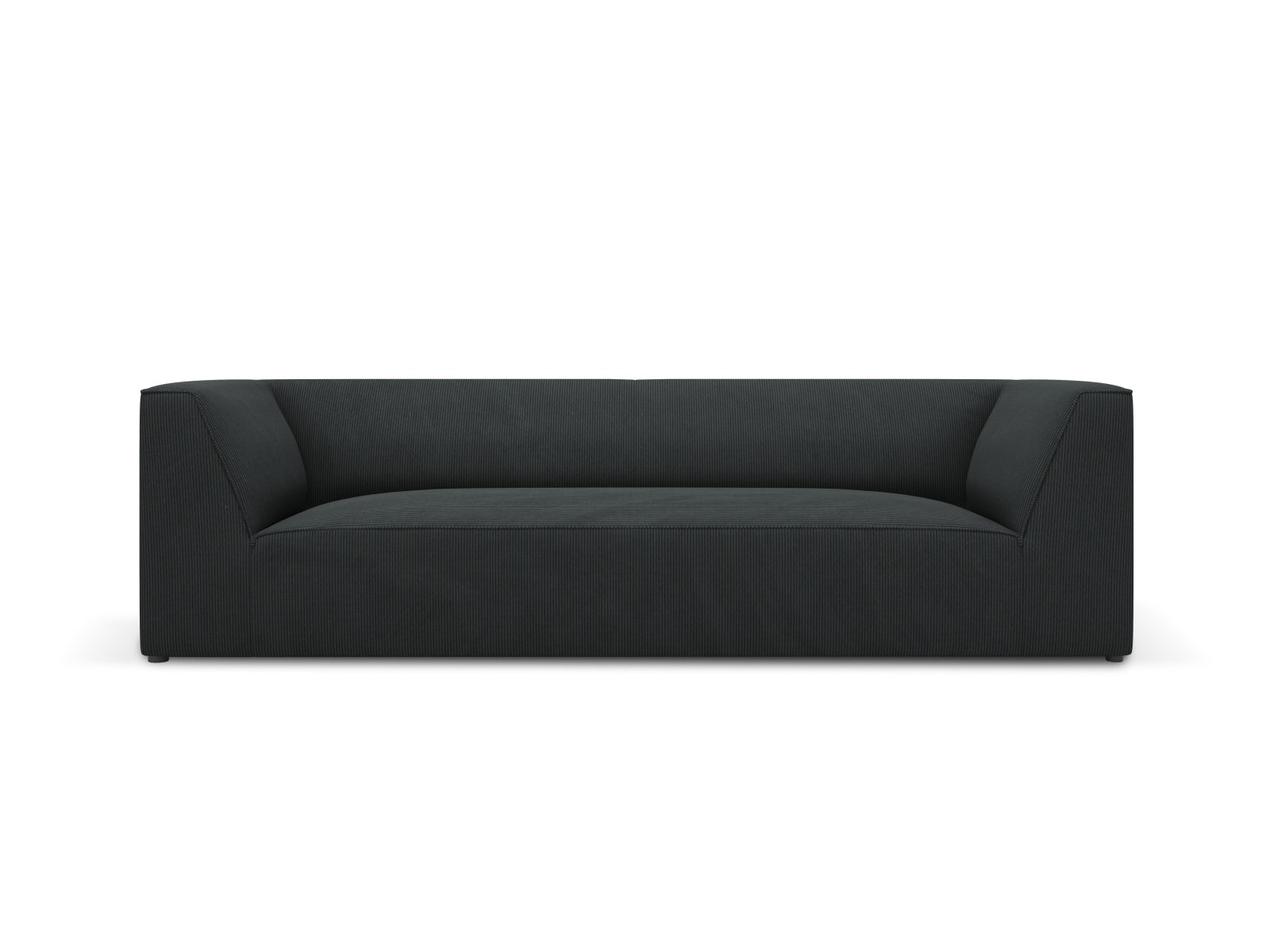 Sofa Cord Schwarz Ruby — Black