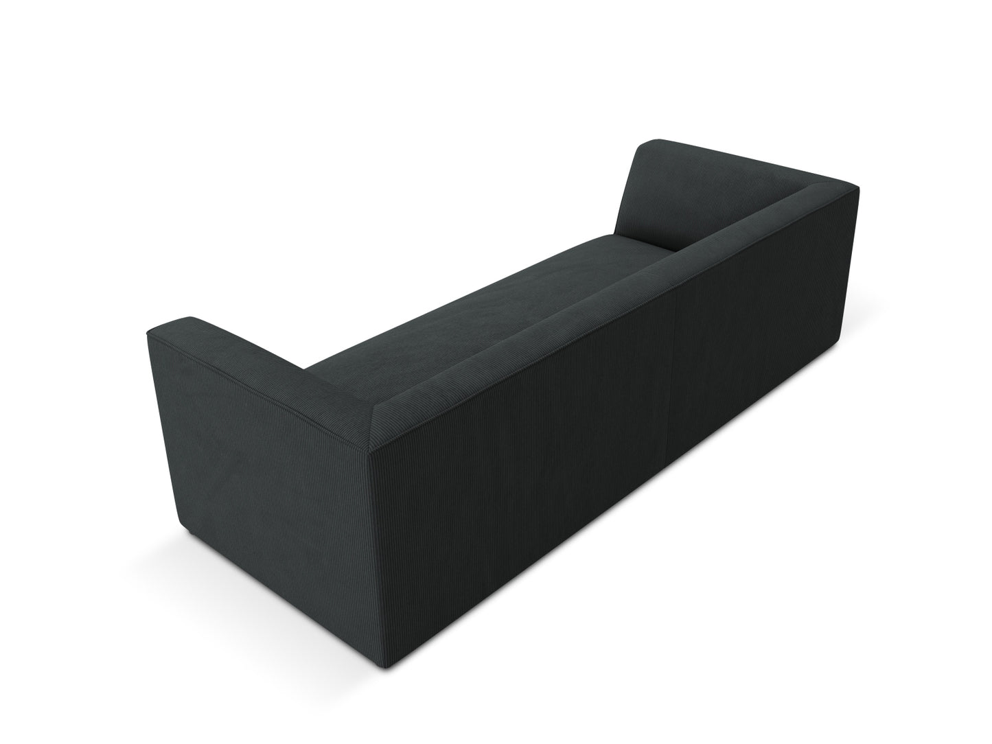 Sofa Cord Schwarz Ruby — Maße und Details