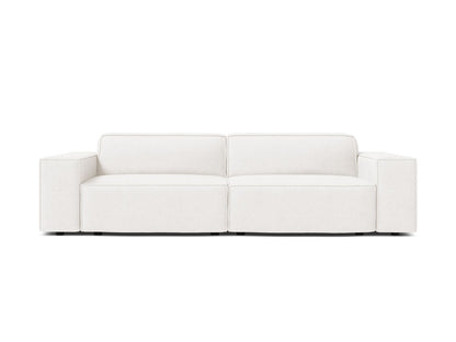 Sofa Bouclé Beige Jodie — White