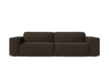 Sofa Bouclé Beige Jodie — Brown