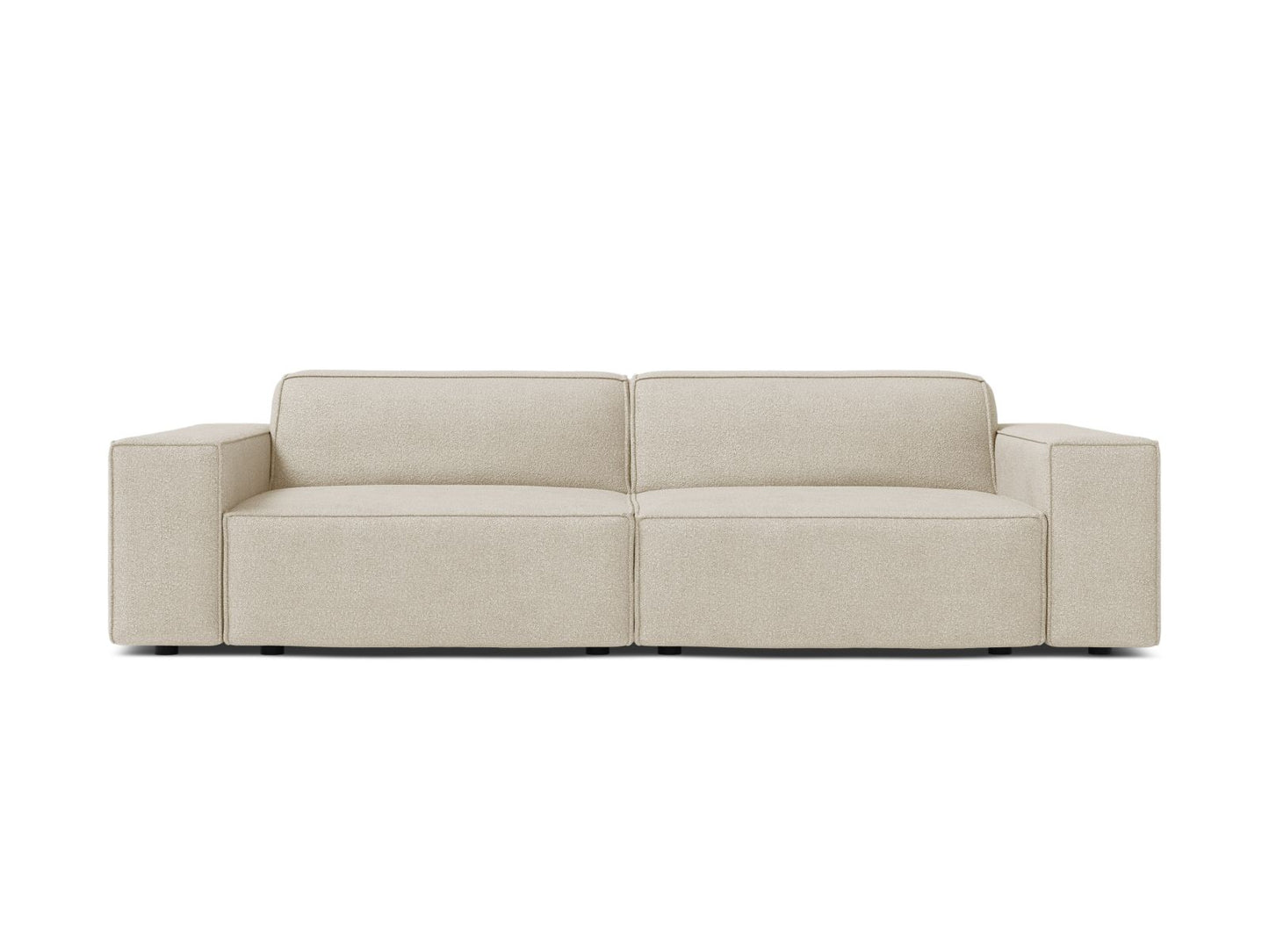 Sofa Bouclé Beige Jodie — Beige