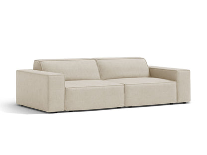 Sofa Bouclé Beige Jodie — Wohnbeispiel