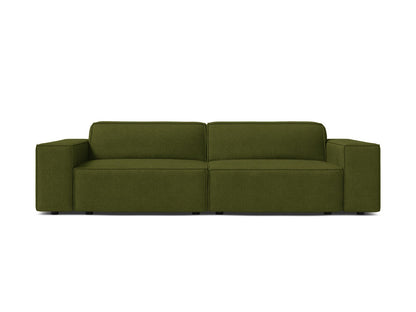 Sofa Bouclé Beige Jodie — Dark Olive Green