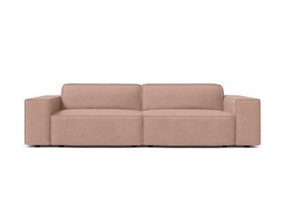 Sofa Bouclé Beige Jodie — Powder Pink