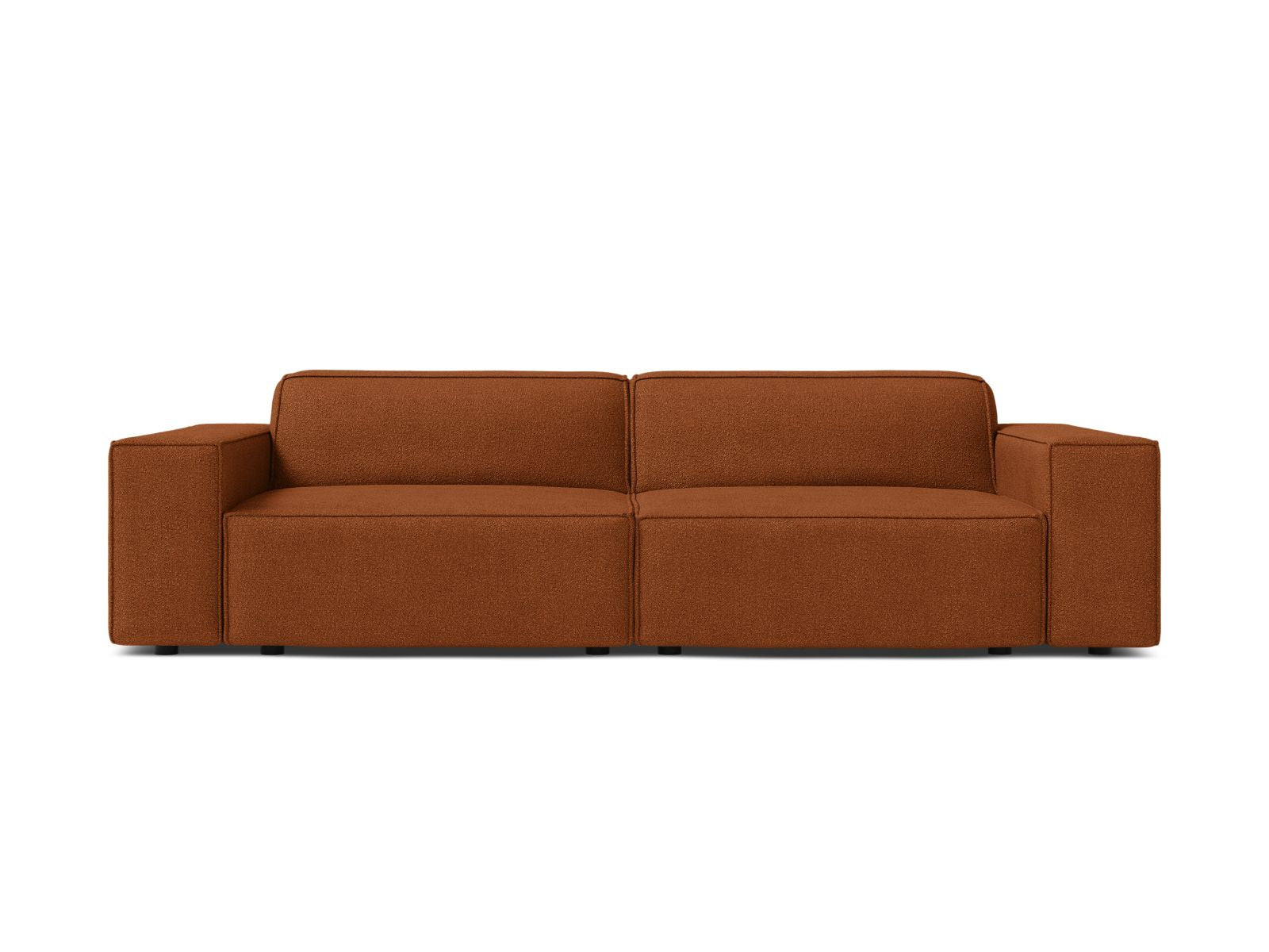 Jodie Modular Sofa, 3 Seats, 204x99 cm — Terracotta