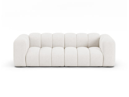 Sofa Bouclé Beige Lupine — White