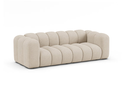 Sofa Bouclé Beige Lupine — Wohnbeispiel