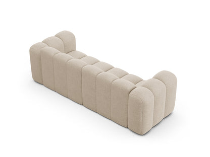 Sofa Bouclé Beige Lupine — Detailansicht