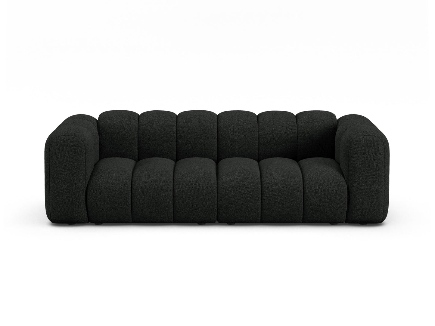 Sofa Bouclé Beige Lupine — Black