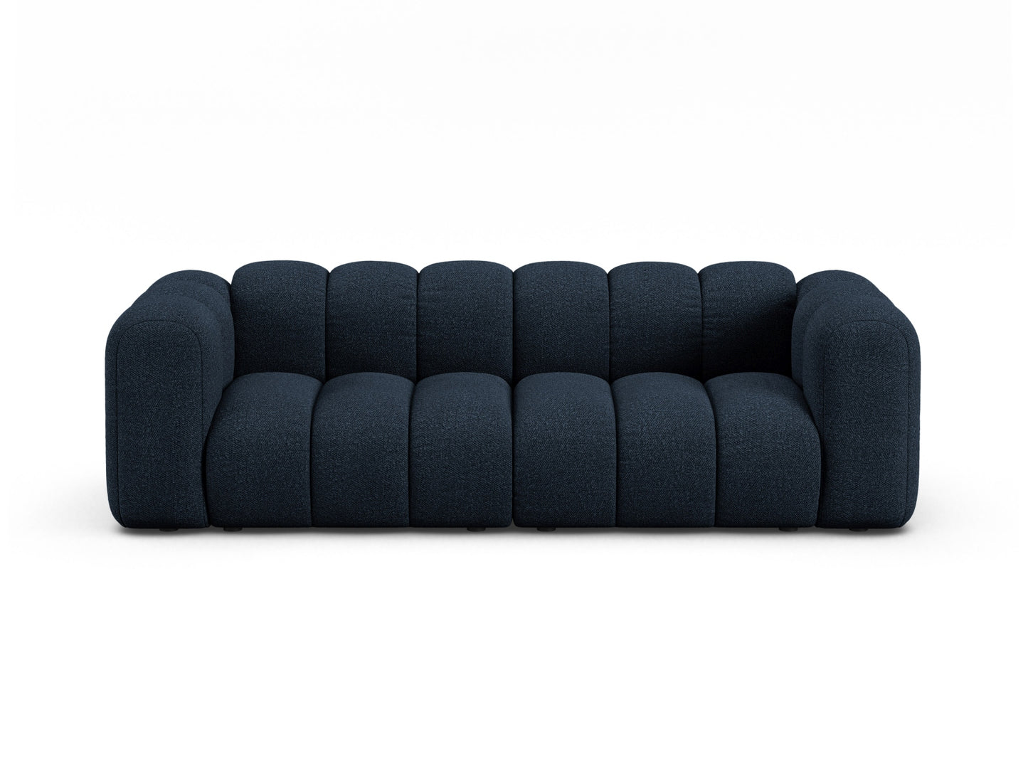 Sofa Bouclé Beige Lupine — Dark Blue