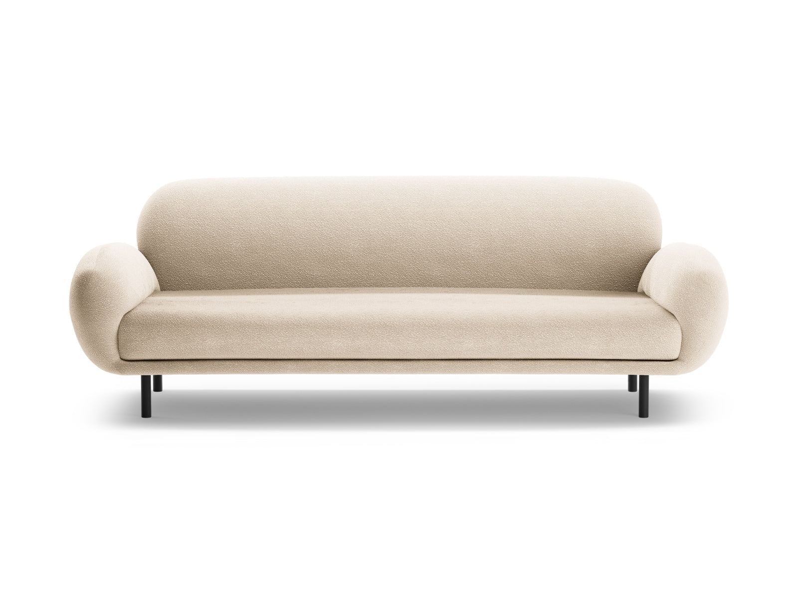 Sofa Bouclé Beige Poppy — Detailansicht