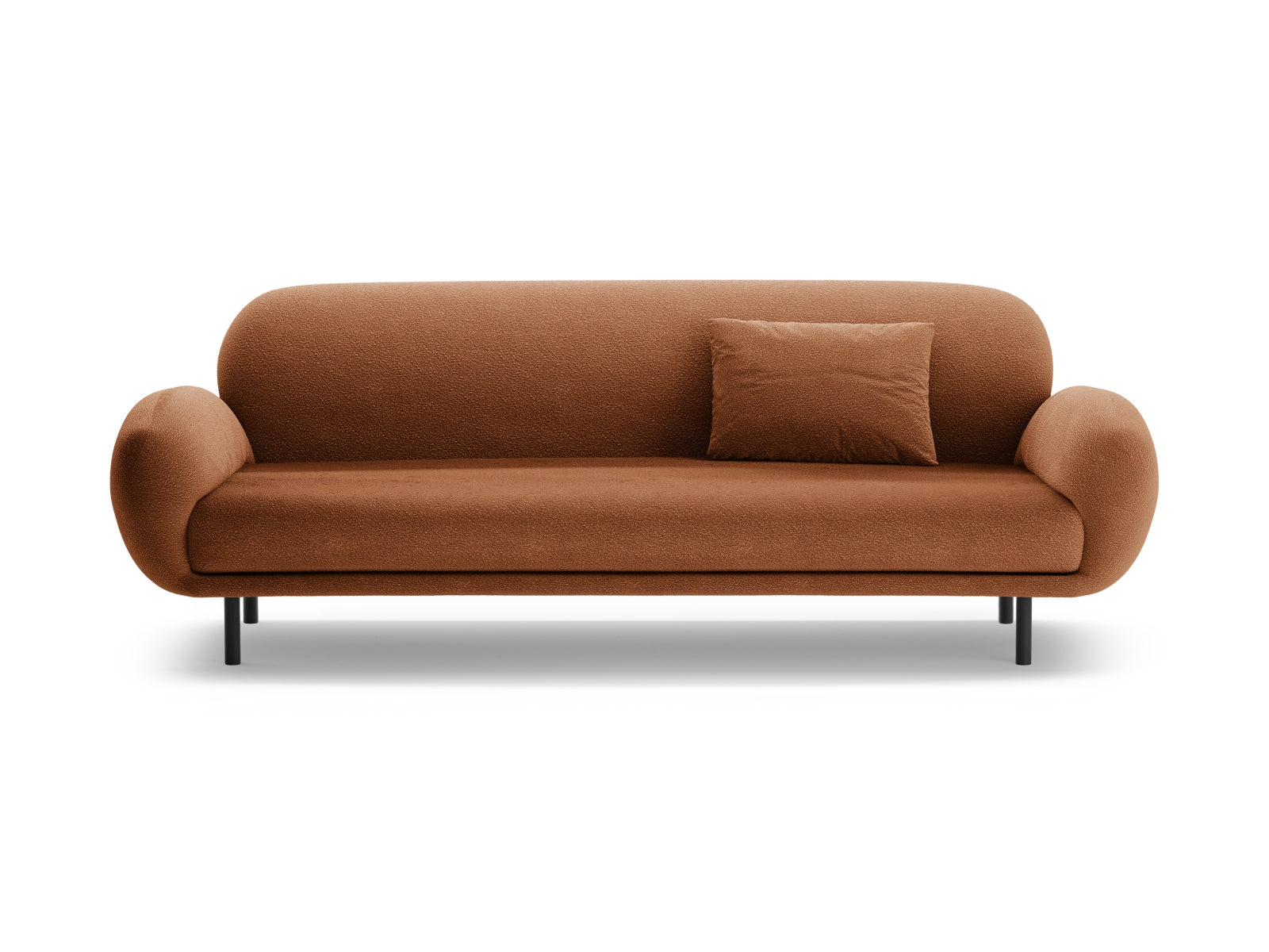 Poppy Sofa, 3 Seats, 208x72 cm — Terracotta