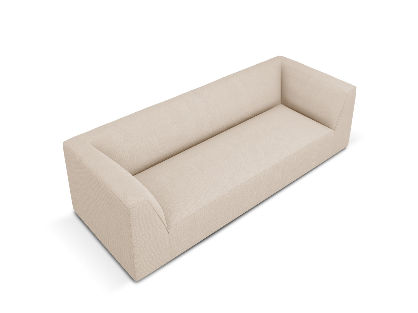 Sofa Strukturstoff Beige Ruby — Detailansicht