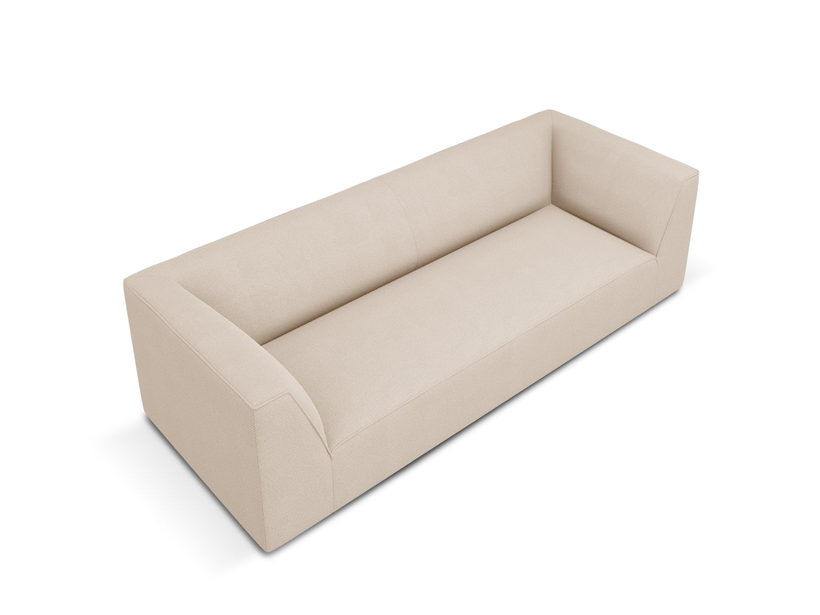 Sofa Strukturstoff Beige Ruby — Detailansicht
