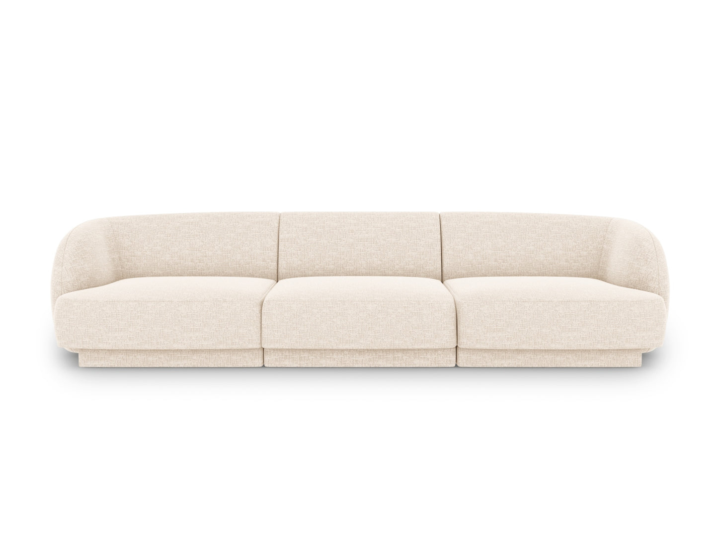 Sofa Chenille Beige Miley — Light Beige