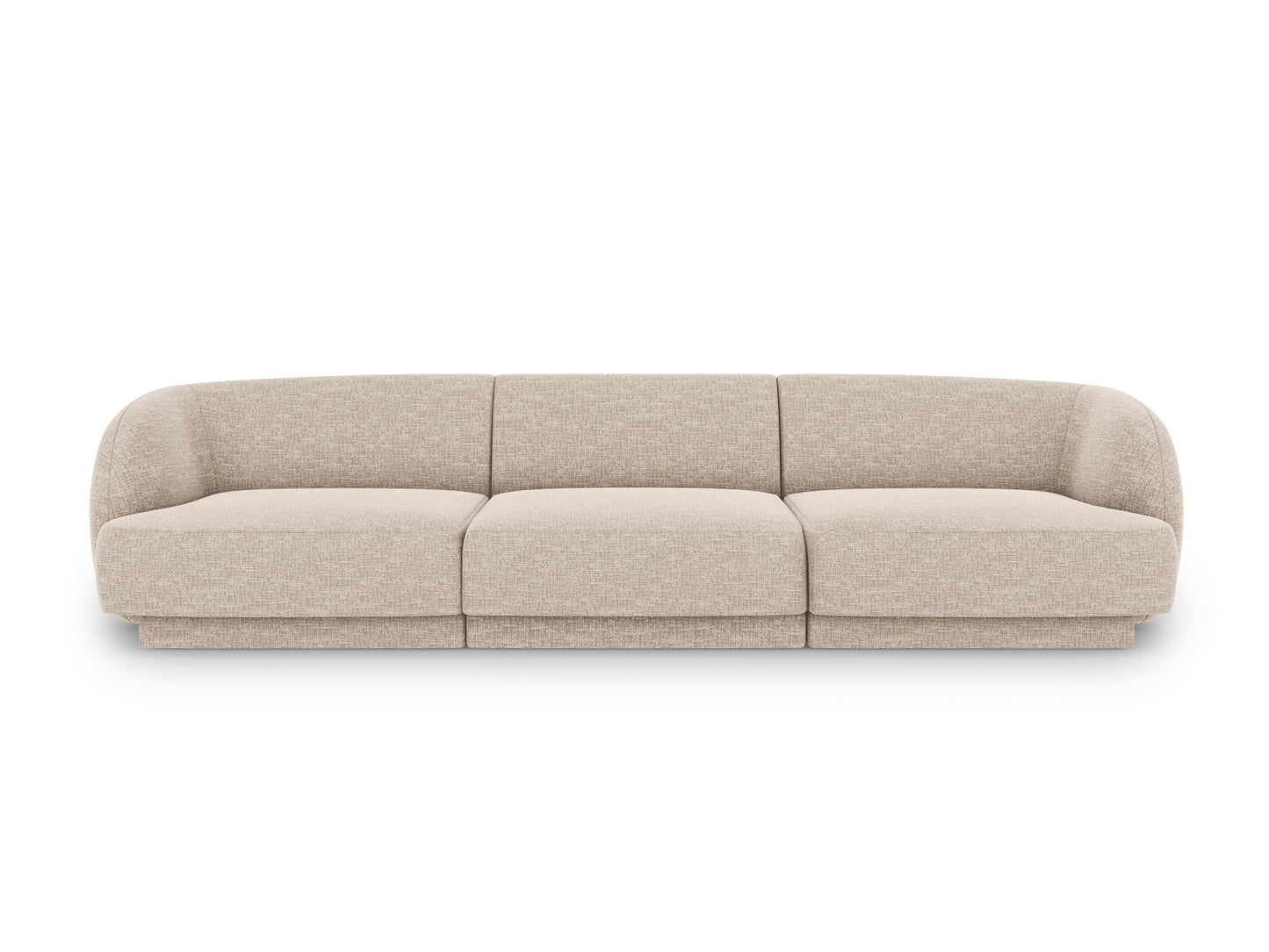 Sofa Chenille Beige Miley — Beige