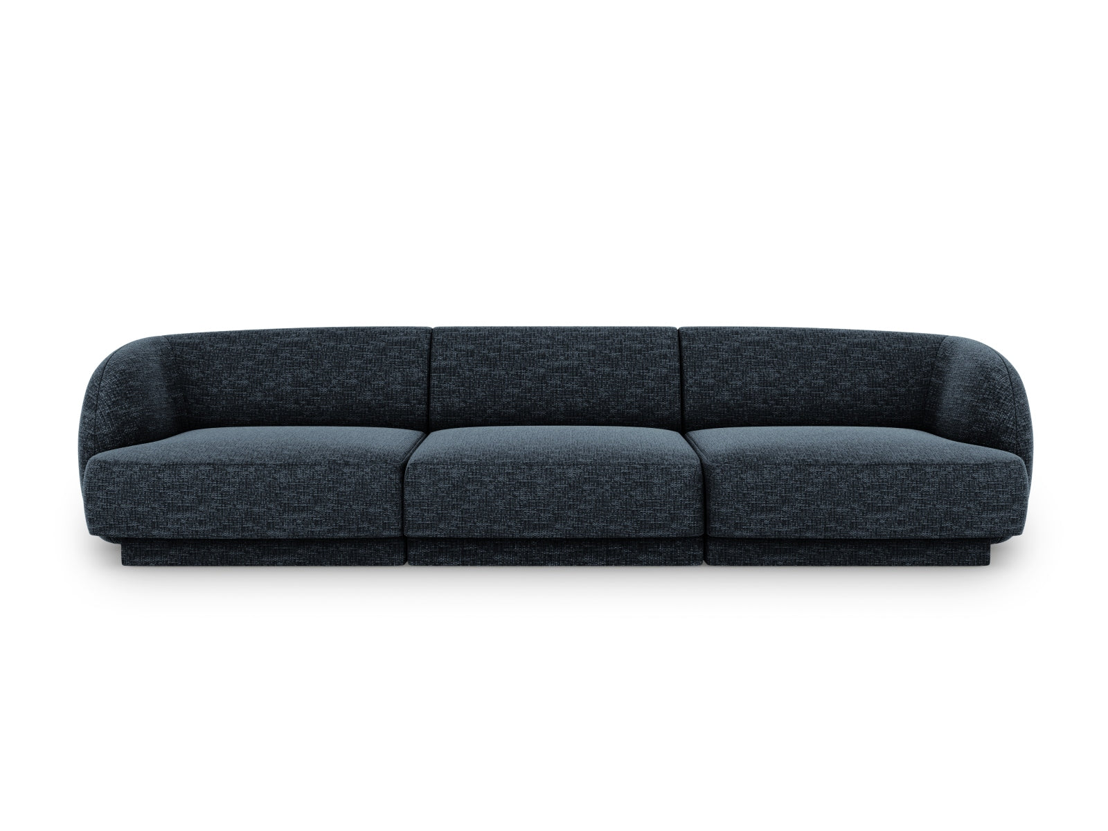 Miley Sofa, 3 Seats, 255x90 cm — Royal Blue